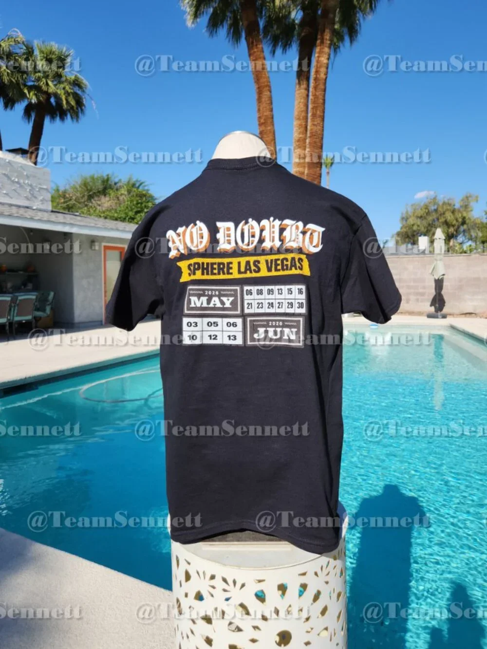 No Doubt Sphere Shirt // Black Short Sleeve // Las Vegas Residency 2026 - Picture 4 of 5